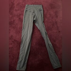 Green High Wasted Crossover Leggings